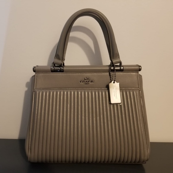 coach grace bag with quilting